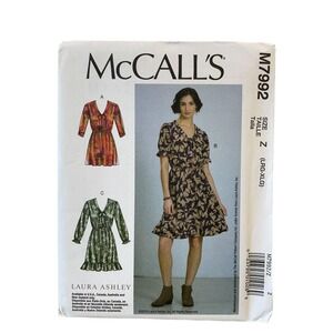 McCALL'S M7992 Misses Dresses Size Z Laura Ashley 2019 Pattern FF UNCUT